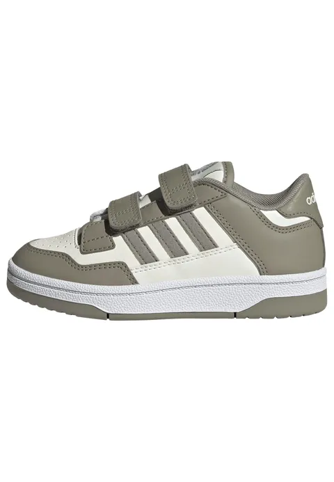 adidas Unisex - Bambini e Ragazzi Rapid Court Childrens Shoes, Silver Pebble/Cloud