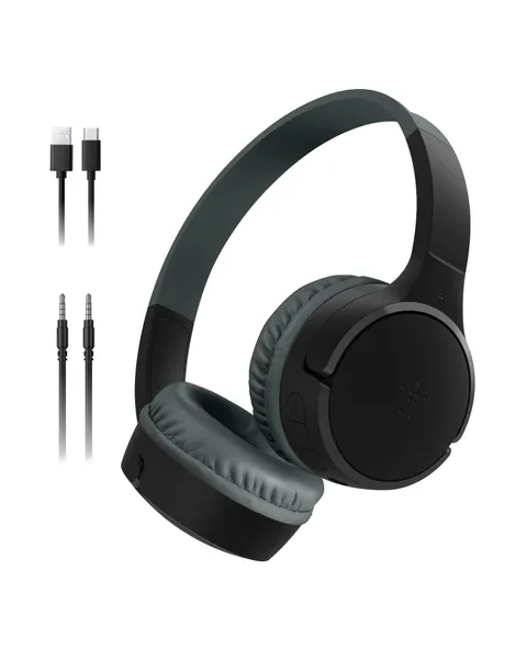 Belkin SoundForm Mini Cuffie wireless per bambini con microfono, 30 ore di riproduzione