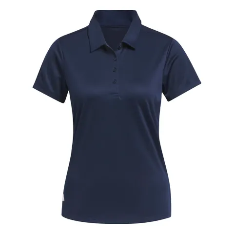 adidas Donna Women's Solid Performance Short Sleeve Polo Shirt, Collegiate Navy, XL
