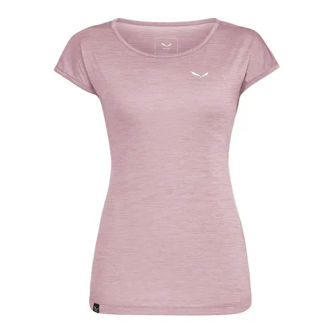 Salewa Puez Melange Dry W S/S Tee T-Shirt, zephyr melange, 48 Donna
