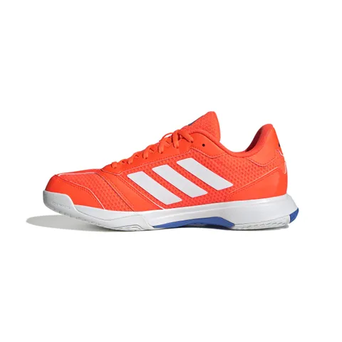 Adidas Uomo Ligra 8 Mens Indoor Shoes, Ftwr White/Ftwr White/Bright Royal, 42 EU
