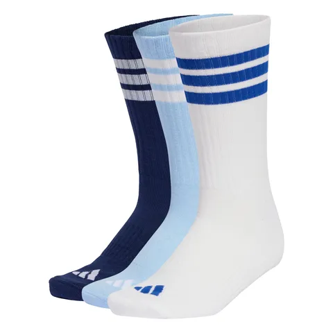 adidas Unisex - Adulto 3STRIPES Cushioned Sportswear CREW Socks 3 PAIR PACK, dark