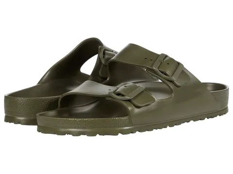 Birkenstock Arizona, Sandali aperti Unisex Adulto, Kaki, 37/39 EU Estrecho