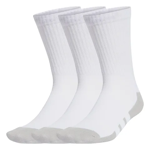 adidas Unisex - Adulto Essentials Climacool Crew 3Pp Socks, White/Grey Two, 42-45