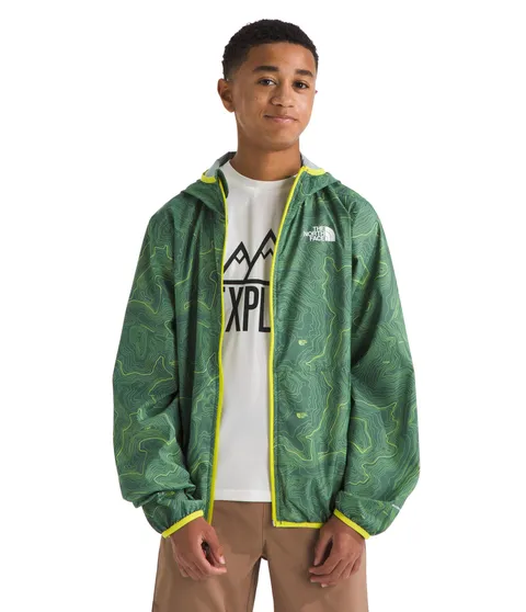 THE North FACE NF0A8ANM64T B TNF Cyclone WIND Jacket Giacca Unisex Bambino DUCK Green TNF