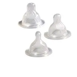 MAM Tettarella Misura X (Set da 2), Tettarella MAM piatta e simmetrica in morbido Silicone SkinSoft per liquidi densi e pappe, Kit da 2 accessori neonato 6+ mesi per l'allattamento e la pappa
