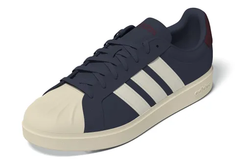 adidas Uomo Streettalk Shoes, Shadow Navy/off White/Shadow Red, 46 EU