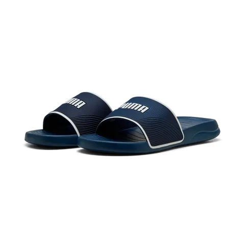 PUMA Popcat 20 GO Slide Sandal, unisex blu persiano bianco, taglia 40, Blu Persiano PUMA