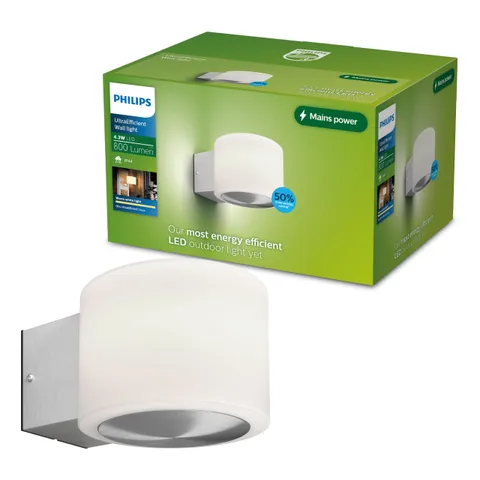 Philips Otis Lampada da Parete per Esterni 2700K 800lm Inox
