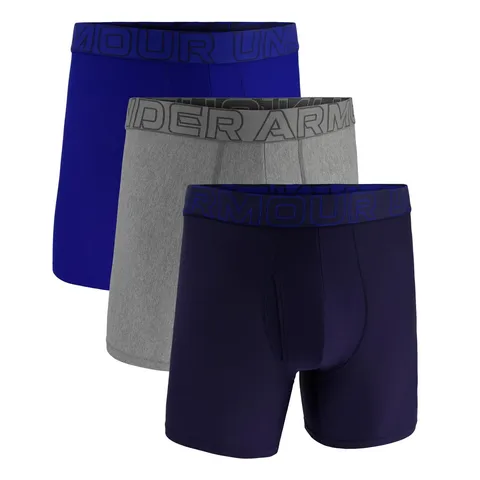 Under Armour Confezione da 3 Boxer da Uomo Tech Mesh, Gamba da 15 cm - Traspiranti, assorbono Il Sudore, Morbidi, Comfort Tutto Il Giorno