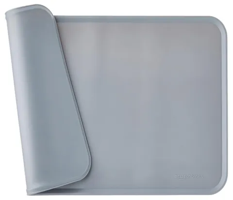 Amazon Basics tappetino sottociotola per animali domestici, impermeabile, in silicone