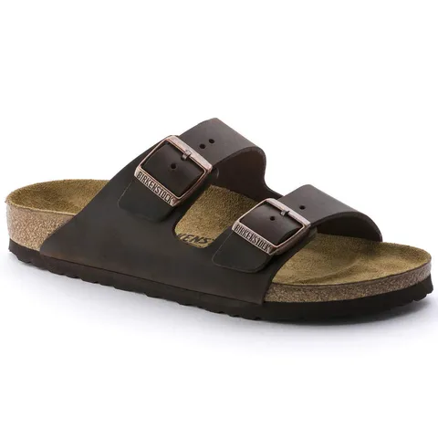 Birkenstock 452763 Arizona SFB habana, Oiled Leather Pianelle Uomo, Habana EU 43