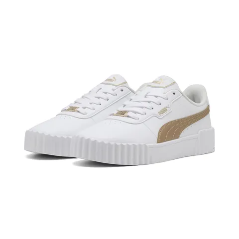Puma Sneaker da Donna Carina 3.0, 3 0 Dayinight Oro Bianco, 41 EU