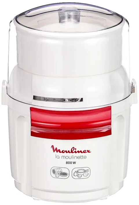 Moulinex AD5601 Moulinette Bouton, Sminuzza e mescola, Capacità di 200 g, 3 Velocità