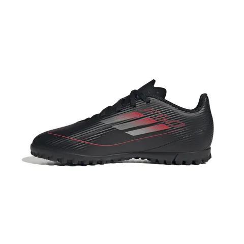 Adidas Unisex - Bambini F50 Club Football Boots Turf Kids, Core Black/Iron Met./Lucid