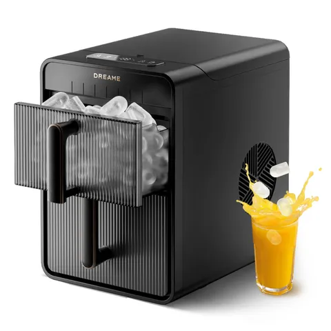 Dreame Aura Macchina per Ghiaccio a Cubetti Cavi con Produzione Rapida in 6 Minuti