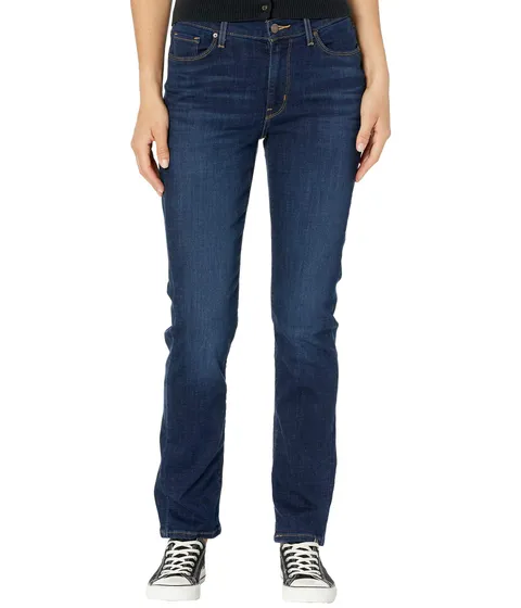 Levi's Jeans Dritti Classici da Donna, Foschia di Cobalto, 27W x 30L