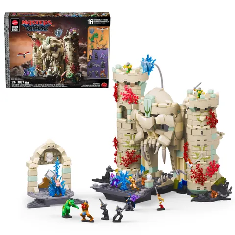 Mattel Brick Shop Masters of the Universe Battaglia Castello di Grayskull