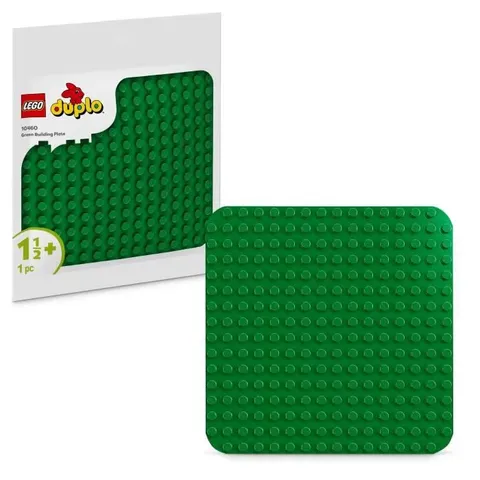 LEGO Duplo Base Verde per Costruzioni - Gioco Montessori per Bambini e Bambine 1+ Anni