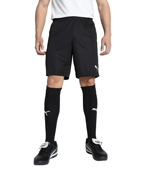 PUMA teamGOAL Shorts - Pantaloncini in Maglia Adulti Unisex, PUMA Black-PUMA White, 705752