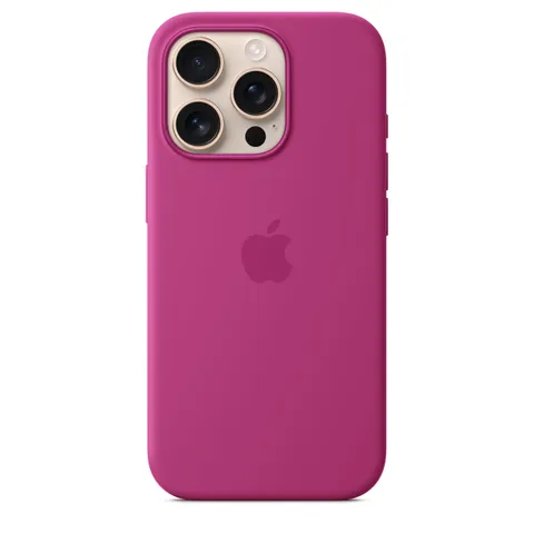 Apple Custodia MagSafe cover in silicone per iPhone 16 Pro - Fucsia ​​​​​​​