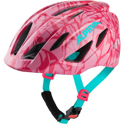 Alpina Pico, Casco da Bicicletta Unisex Bambino, Pink-sparkel Gloss, 50-55 cm