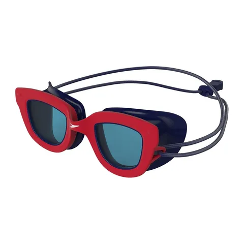 Speedo Sunny G Seasiders Occhialini per Unisex Bambini, Rosso/Cobalto, One Size