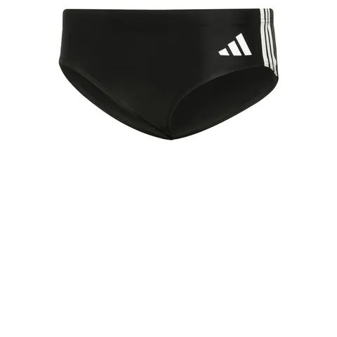 adidas Uomo 3S Swim Trunks Swimwear, Black/White, 30