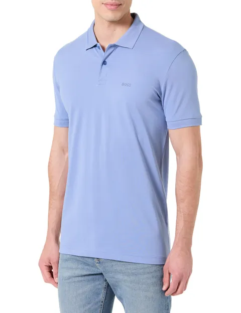 Boss Polo da Uomo, Light/Pastel Blue 459, XL