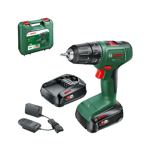 Bosch Trapano avvitatore a batteria EasyDrill 18V-40 (2 batterie da 2,0 Ah, sistema 18