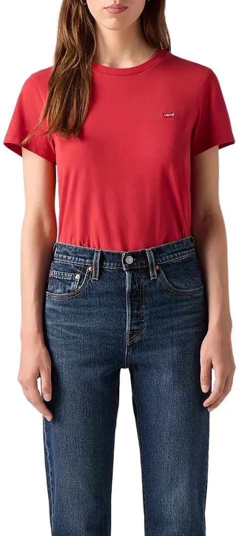 Levi's The Perfect Tee, T-Shirt Donna, Scarlet Smile, XS
