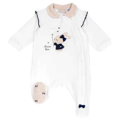 Chicco Tutina Bimba 0-24 in Calda e Morbida Ciniglia con Comoda Apertura Frontale FW25 253_1