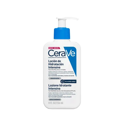 CeraVe Lozione Idratante Intensiva, Per Pelli Molto Secche, Azione Lenitiva, Sollievo