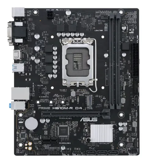 Scheda Madre - Asus - Prime H610M-R D4 - Lga 1700 - Ddr4 - Micro Atx