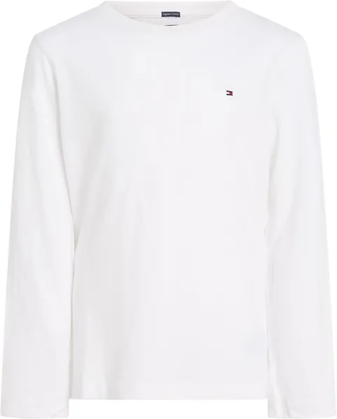 Tommy Hilfiger Bambino Maglietta Maniche Lunghe Basic, Bianco (Bright White), 12 Mesi