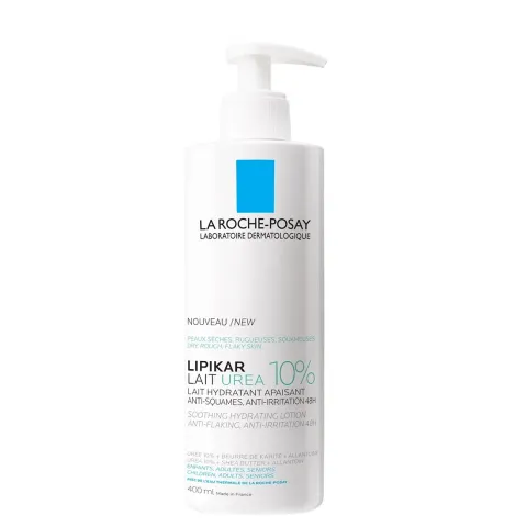 La Roche-Posay Lipikar Latte Urea 10%, Latte Corpo Idratante, Adatto a Pelle Secca e