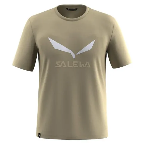 Salewa Maglietta da Uomo con Logo Solido Dry M