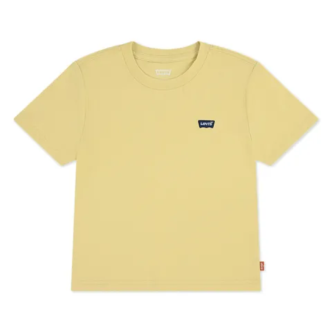 Levi's T-Shirt con Logo Batwing sul Petto Giallo Bambino