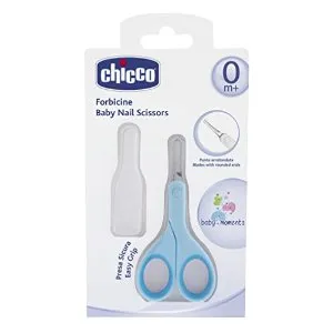 Chicco Forbicine Unghie Neonati Acciaio Inox Azzurro