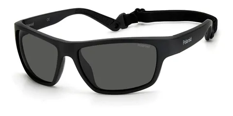 Polarois Sport Pld 7037/s 807/M9 Black Sunglasses Unisex Propionate, Standard, 60