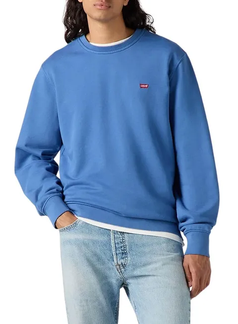 Levi's Crew, Felpa Uomo, Dutch Blue, XS