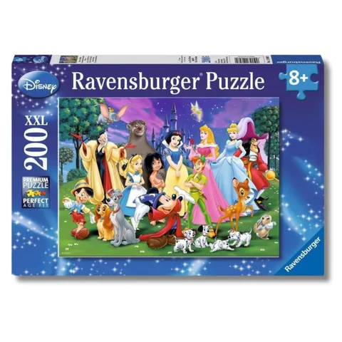 Ravensburger - Puzzle Amici di Disney, 200 Pezzi XXL - Puzzle Bambini 8 Anni, Collezione