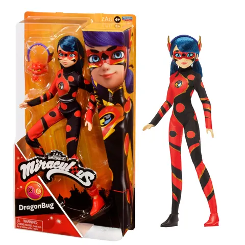 Bandai - Miraculous Ladybug - Bambola - Dragon Bug - Bambola articolata da 26 cm