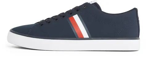 Tommy Hilfiger Uomo Sneakers Vulcanizzate Core Stripes Mesh Profilo Basso, Blu (Desert Sky), 46