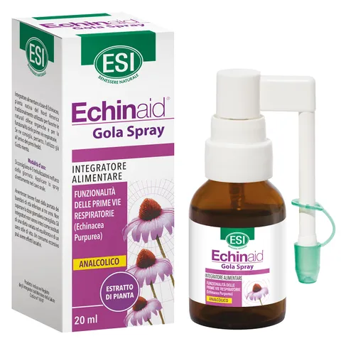 ESI - Echinaid Spray Gola Analcolico, Integratore Alimentare con Echinacea, Favorisce il