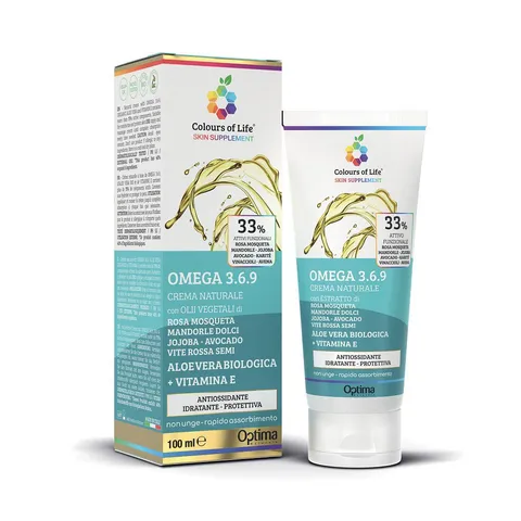 Colours of Life - Crema Naturale per Piaghe e Pelle Irritata - con Aloe Vera Biologica e