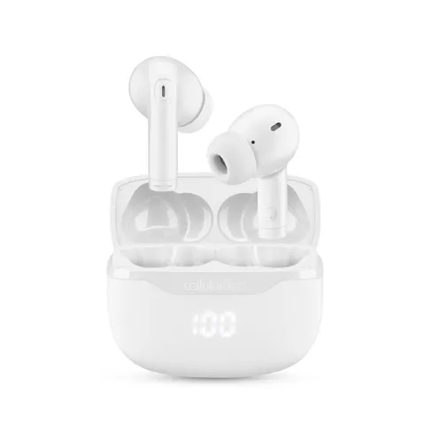 cellularline KEY Auricolari In-Ear True Wireless, 16 Ore Play Time, Display LED Custodia