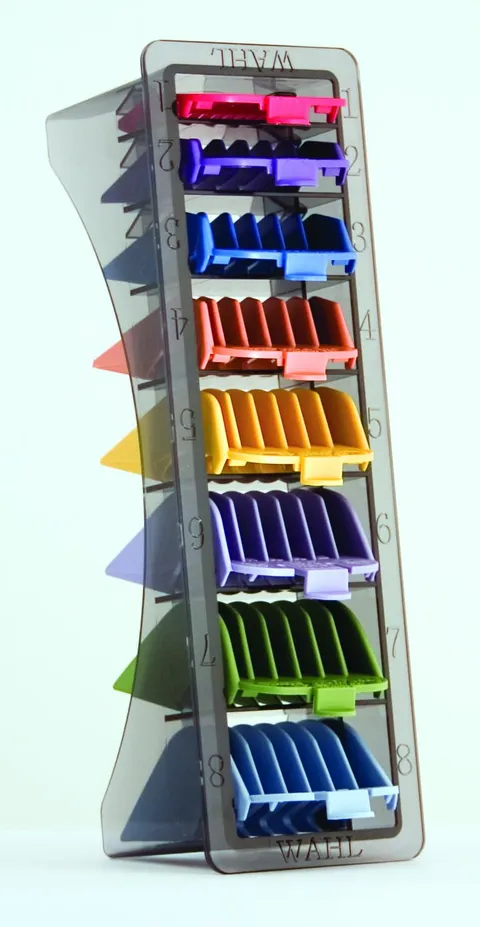 WAHL Attachment Coloured Comb Set #1 - 8 Pettini guida per tagliacapelli, Accessori Set