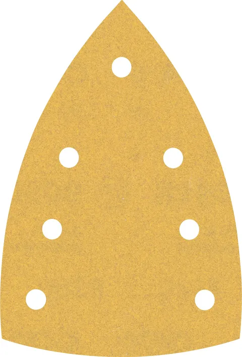 Bosch Professional 10x Carte abrasive Expert C470 con 7 fori (per Legno duro, Vernice su