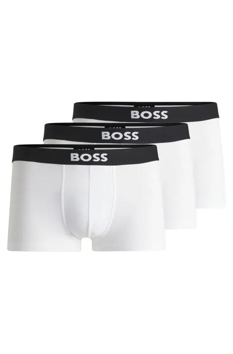 BOSS Trunk 3P One, Tronco Uomo, Bianco 100, S